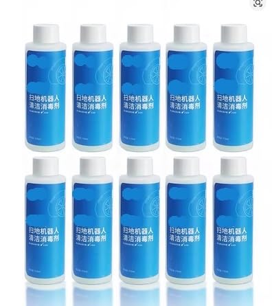 ECOVACS���t�ADeebot�Ή��Aozmo Liquid T20 N9�{T10 OMNI/T10 TURBO/X1 OMNI/X1 TURBO X2/X2 Pro T20 Floor Cleaning Solution Liqui(10pcsblue