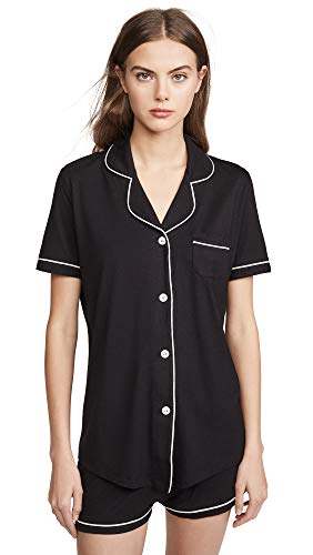 Cosabella Women's Bella Short-Sleeve Cotton Boxer Pajama Set