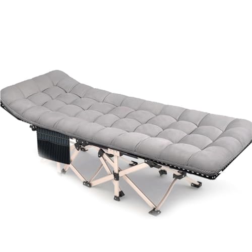 Lit de camping pliable pour tente et sieste de bureau avec matelas