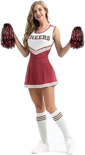 Miniatura 13 de Hooshing 12/24/100 pompones de animadora de papel metálico con asas de plástico para rooters, escuadrón de animación, deportes de espíritu