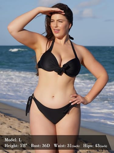 Bikini push-up à armatures Ocean Blues deux pièces réglable taille basse