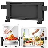 Top shine iPad タブレット 壁掛け マグネット ホルダー ipad スマホ 3.5～11インチ全機種対応 調節可能 タブレットスタンド デスク周り、キッチン回り、玄関、オフィス活用 モニター 適用幅範囲8.5cm-26cm 取り付け簡単 ブラック（マグネット式）