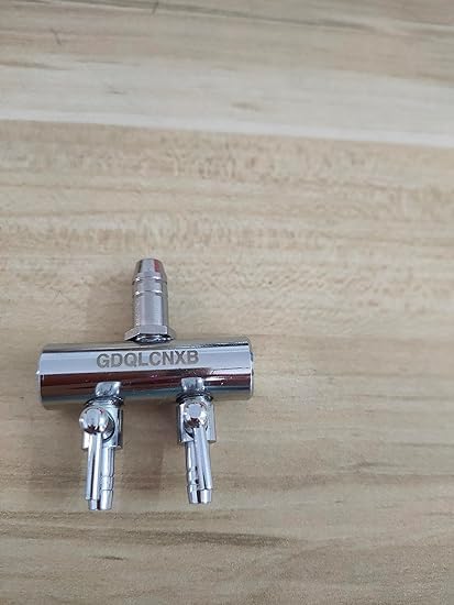 Image of 2-Way Aquarium Air Flow Control Lever Valve with Airline Tubing Connector for Aquarium Fish Tank