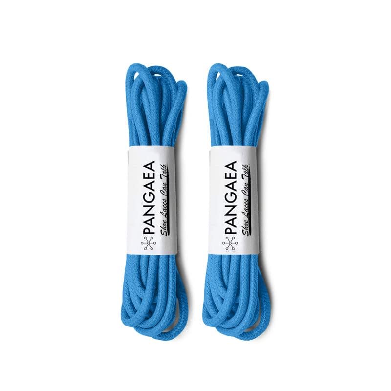 Image of [4 Laces] 2-Pair Pack Waxed Round Oxford Shoe Laces for Dress Shoes Chukka 3 /32Inch Thin