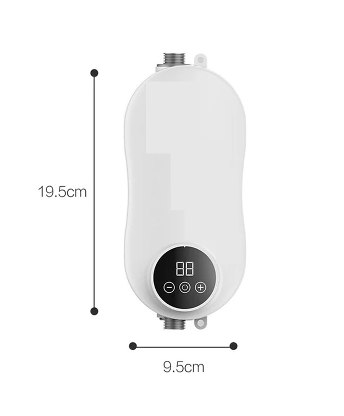 Scaldabagno istantaneo, Scaldabagno Istantaneo 4500W Elettrico Senza Serbatoio Doccia Bagno Cucina Rubinetto Riscaldatore