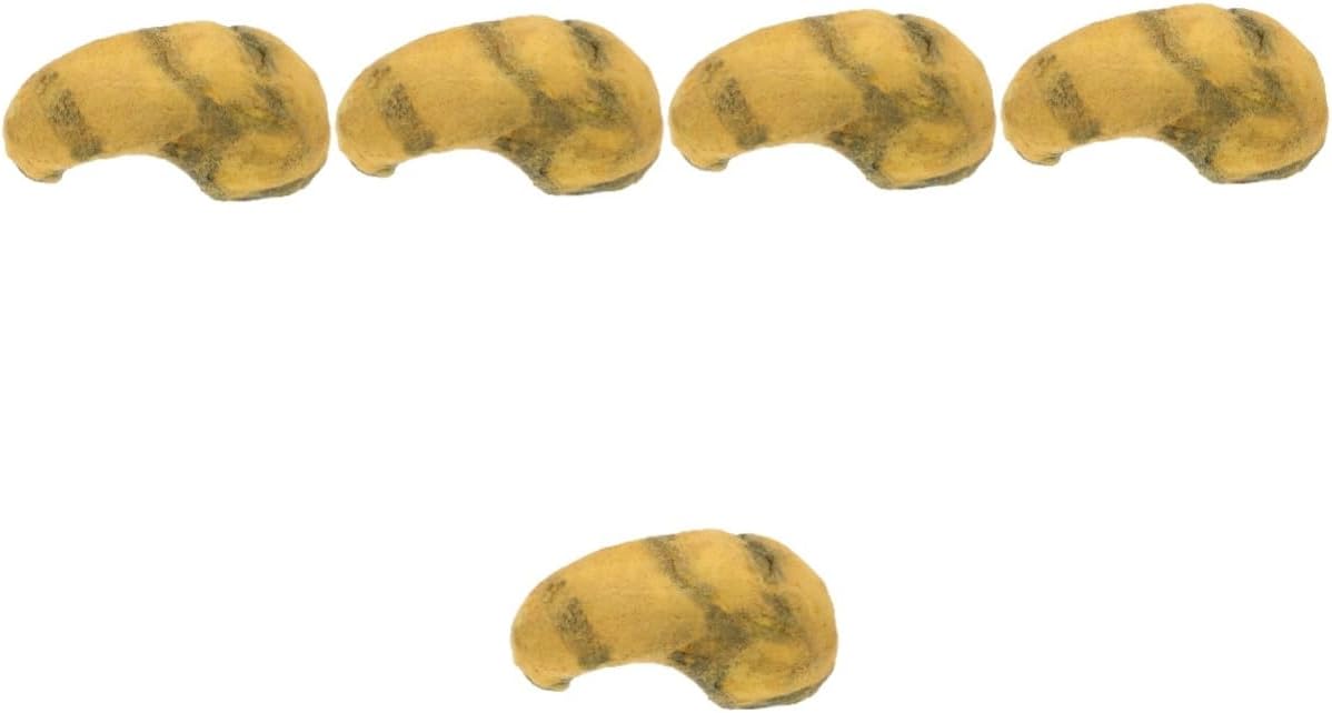 Yardwe 5pcs Simulation Rock Reptile Cave Hideout for Bearded Dragon Turtle Basking Platform Resin Terrarium Decor Natural Look for Snake and Tortoise Habitats Easy to Clean
