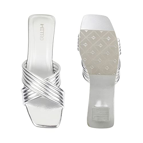 Image of Metro Women's Mule Fashion Block-heel Sandal
