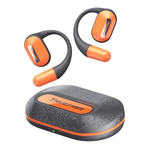 truefree O2 Open Ear Headphones with Directional Acoustics, Ultra-Light Weight, IPX5 Waterproof, 22H Playtime, Multipoint Connection, App Control, Bluetooth 5.3 Wireless Earbuds for Workouts