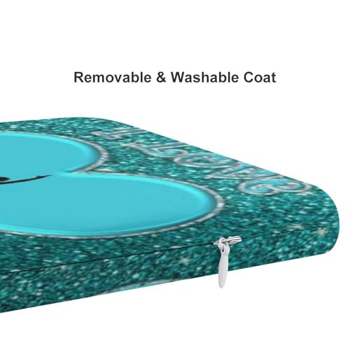 Cojín de espuma viscoelástica con funda extraíble lavable para silla 5