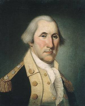 Reproduction George Washington 1790 par Charles Peale Polk d'exception
