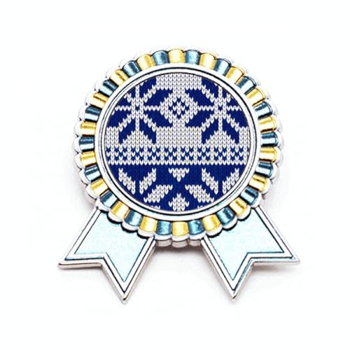 Broche flocon de neige nordique en métal, le cadeau idéal taille M