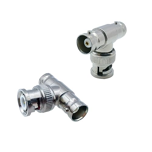 iYueMps 3 Way BNC Adapter BNC T Type Splitter,5pcs Male to 2 Female Connector for Coaxial Cable CCTV Video Security Camera - Image 4