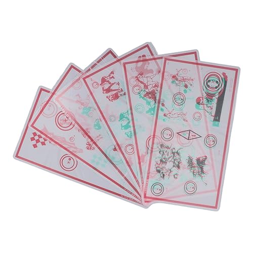 Rot-grüne Feste Vektogramme, Rot-grüne Feste Tranaglyphe mit Brille, Rot-grüne Stereotest-Vektogramme, Konvergenz-Insuffizienz-Augentrainings-Low-Vision-Testdiagramm mit Brille