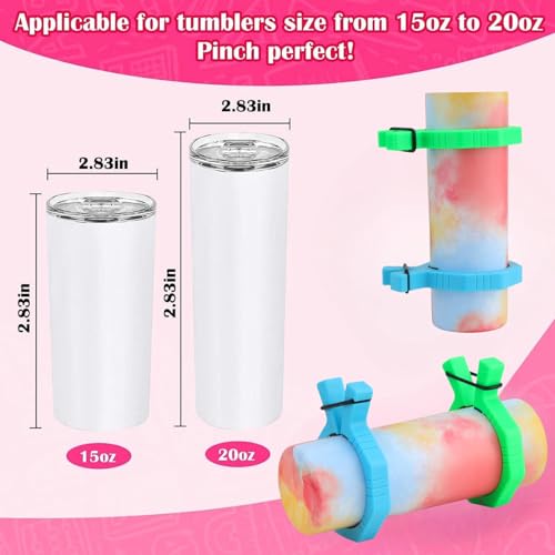 Pacote com 2 copos de sublimação, ferramenta perfeita para copos em branco de sublimação de 590 ml,