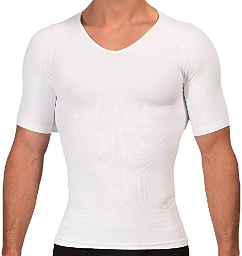 | Mens Underwear Padded Muscle T-Shirt for Men | Shapewear Underwear - Under Clothing Muscle Shirts for Men