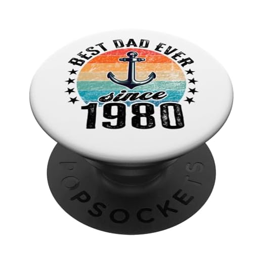 El mejor papá del mundo - no es broma - Papá desde 1980 PopSockets PopGrip Intercambiable