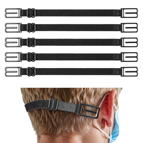 MBAIYO 5 Stück Elastische Maskenhalter,Einstellbarer Maskenhalterung...