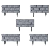 adoquin para jardin Diseño increíble: la textura única imita perfectamente las piedras divididas y mejora tu jardín. Gracias a un sencillo sistema de conexión de módulos con el que puedes crear formas irregulares, ganarás libertad en el diseño de tu jardín.