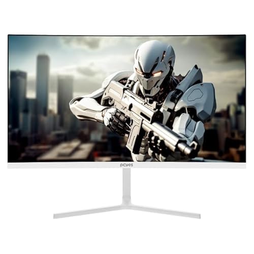 MONITOR GAMER PCYES QUARTZO Q10 WHITE GHOST 23.8