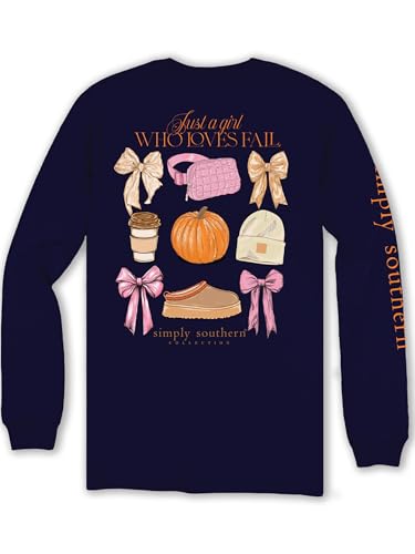 Simply Southern Just A Girl Who Loves Fall - Adult Long Sleeve