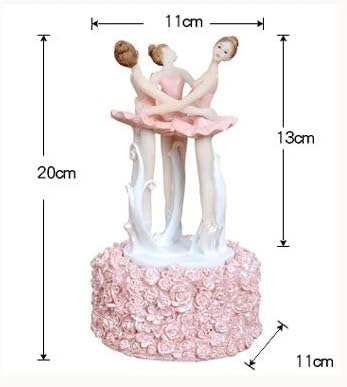 誕生日樹脂工芸バレエギフト子供ギフトウェディングギフトオルゴール子供妖精天使歌うボックスホームデコレーションダンスガールギフト