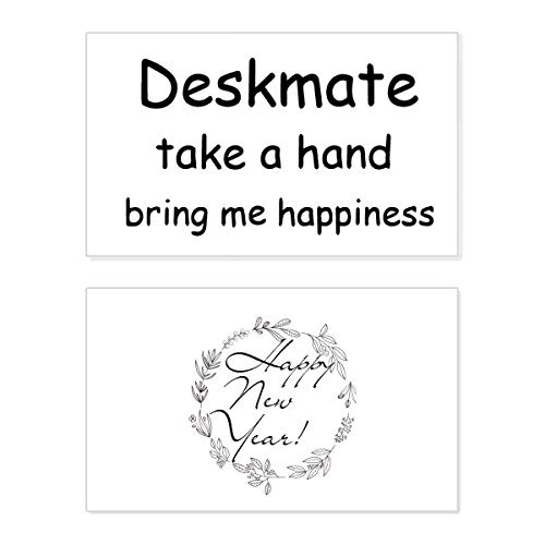 Tarjeta conmemorativa de año nuevo Deskmate para regalar buenos deseos a tus seres queridos