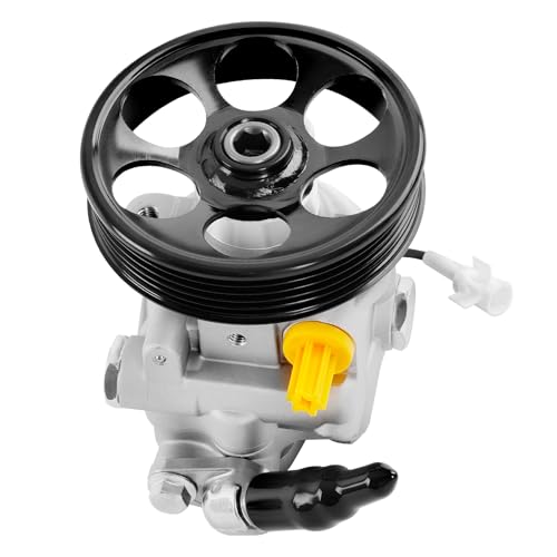 Power Steering Pump, with Pulley, Compatible with 2009 2010 Subaru Forester 2.5L & 2008-2012 Impreza 2.0L (2008-2011 for 2.5L), Naturally Aspirated, Replaces 21-331, 34430-FG011, 34430-FG020