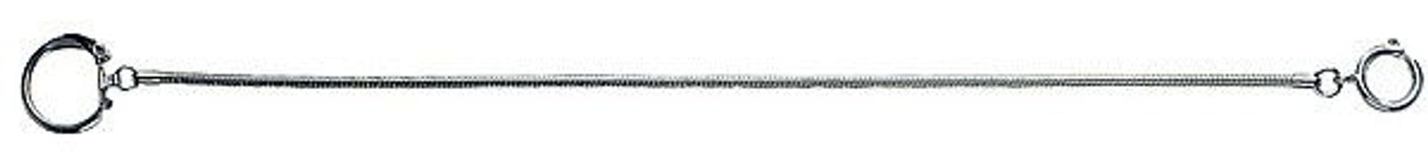 Herbertz Schlangenkette Schlangenkette – Messerkette / Schlüsselkette, Gesamtlänge ca. 43,5 cm, mit Ring