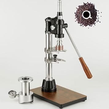 Portable Hand Press Espresso Machine, Manual Extraction with Variable Pressure Lever for Perfect Brew, Easy to Clean, Ideal for Home and Cafe Use