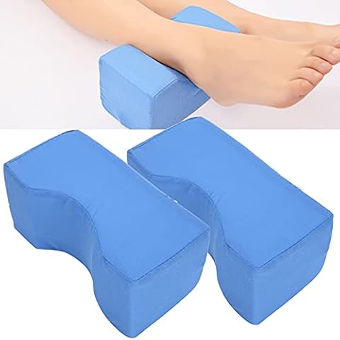 Brrnoo Foot Elevator Support Pillow, 2pcs Ankle Anti‑Bedsore Cushion Leg Rest Elevating Pad Support and Pillow for Surgery, Injury, Knee Replacement or Rest Cover