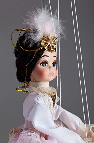 Czech Marionettes, Ballerina Rosie – String Puppet Hand-Made, Hand Painted, Casted, Beautifully Detailed Sewn Costume, Ideal For Collectors Or Theater Performances, Perfect Decoration, 13 Inches #TOP4