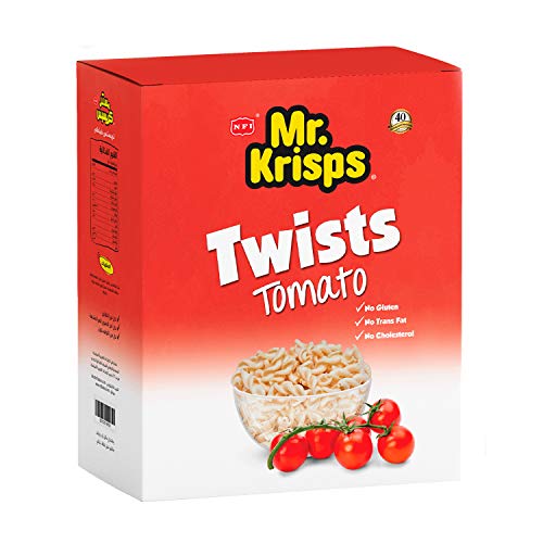 Mr Krisps Potato Twists Tomato Flavour - 15 gm (Pack of 25)