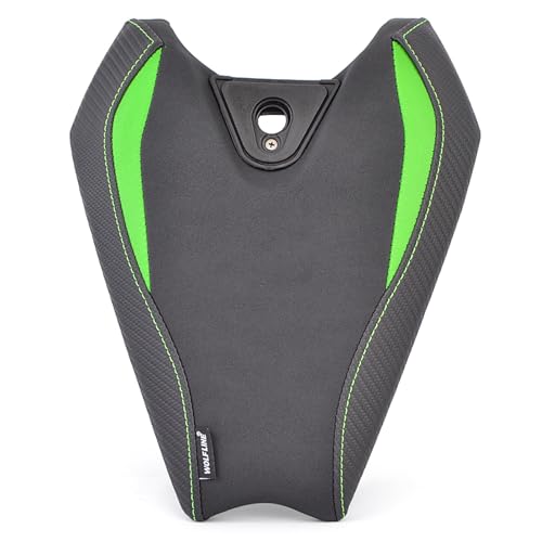 Accesorios Kawasaki Z1000 asiento pasajero verde repuesto de cojín trasero