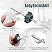 Lavatory Pop Up Center Piece Assembly, Sink Ball/Pivot Rod Replacement Parts Bathroom Sink Drain Repair Kit Compatible with Price Pfister Pop Up Stopper and Other Popular Brands Replacement for PS2673