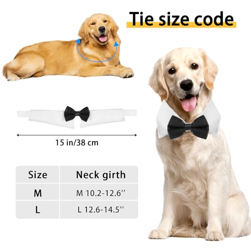 Hund Hochzeit Fliege Für Katzen Und Haustiere - Verstellbare Baumwolle Hundekrawatte Für Geburtstag Und Party