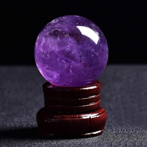 Esfera de amatista natural de 70mm para decoracion y altar wicca 5