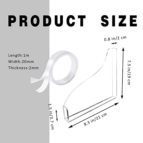 Midu Shower Splash Guard, 2 Pcs Shower Water Guard, Bathtub Splash Guard, Shower Guards To Keep Water In Shower Bathtub Water Guards Corner Guard Shower With 3M Self-Adhesive For Restroom #TOP1