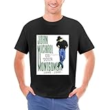 Loose Fit, Athletic Fit drtuERTTR 1995-1996-John-Michael-Montgomery-US-Tour-Concert-T-shirt-Vintage-1990s-Made-in-USA-Band