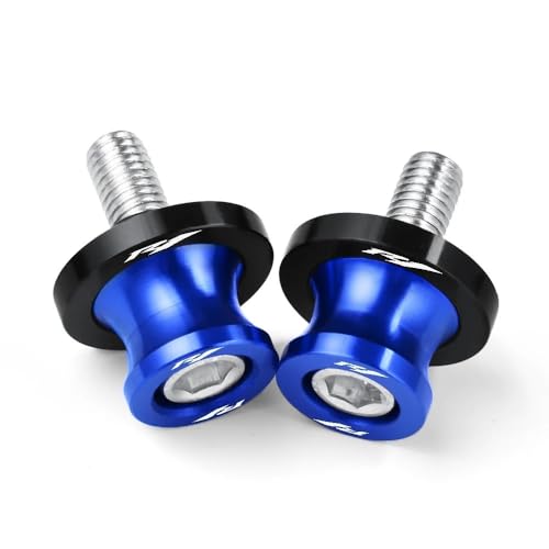 NIRTUIPLM Eje Basculante Moto Tornillos para Soporte Trasero De Bobinas De Basculante De Motocicleta M6 para Y&ama&ha YZF R1 1999-2018 2003 2004 2005 2006 2007 2008 2009 2010(56)