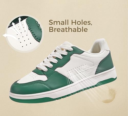 LUCKY STEP Men's Fashion Sneakers Lace Up Casual Low Top Anti-Slip Tennis Skateboard Basketball Walking Shoes2