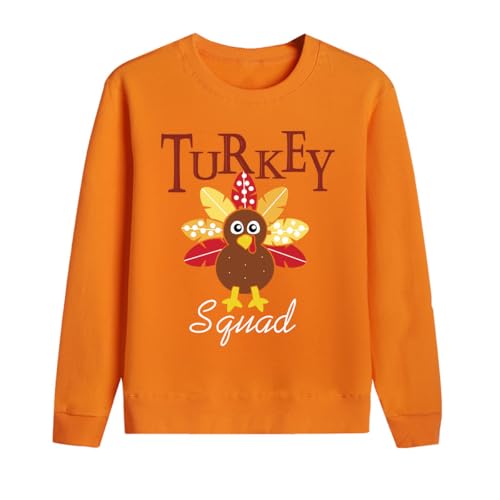 Thanksgiving Sweatshirt Toddler Boy Girl Gobble Turkey Long Sleeve T Shirts 1-10 Years