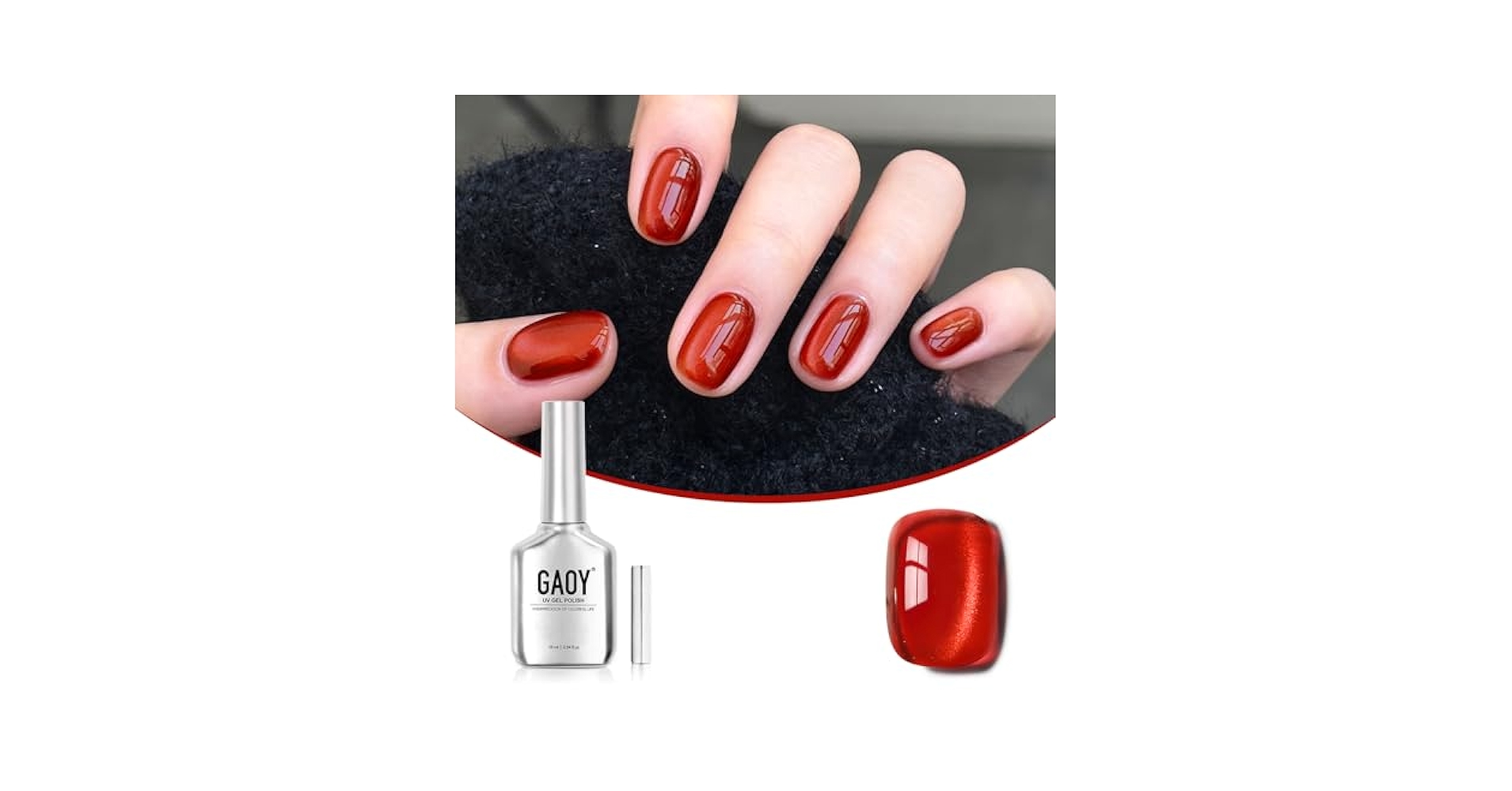 Amazon.com : GAOY Glassy Cat Eye Gel Nail Polish, 16ml
