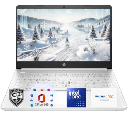 Image of HP New 15.6 Laptop Computer, 2025 /2026 Edition, Intel High-Performance 4 cores N100 CPU, 32GB RAM, 2TB SSD, Long Battery Life, Ultra-Quiet Design, Windows 11 Pro with Microsoft Office