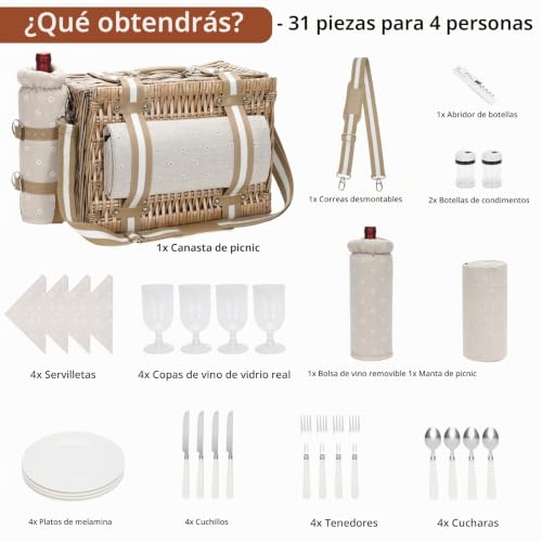 Opiniones de Cestas de picnic . 11 Imagen adicional