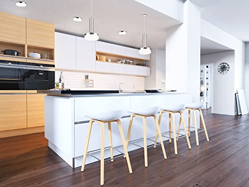 Maxim Lighting Illuminaire Ii Light Fixture | Polished Chrome Finish | Clear and Frosted Acrylic Shade | Transitional Light Fixture | Ideal for Residential Interiors | Dimmable | 57684CLFTPC by Maxim - Image 2