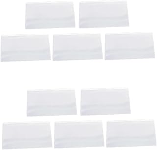 ibasenice 10 Pcs Bill Holder Currency Holder Sleeve Stamp Cover Sleeve Bags for Banknote Banknotes Holder