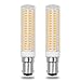 B15D 8W Led Lampe Special T Slim AC100-265V Kein Flackern Glas klar (75W-120W) Ersetzt Nicht Dimmbar Für Nähmaschinen Stehlampe Deckenlampe Restaurantbeleuchtung Warmweiß 3000K, 2er-Pack [MEHRWEG]