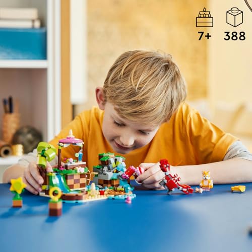 LEGO Sonic the Hedgehog Amy’nin Hayvan Kurtarma Adası 76992 – 7 Yaş ve Üzeri Çocuklar için Eğlenceli Macera Sunan Yaratıcı Oyuncak Yapım Seti, Doğum Günü Hediyesi (388 Parça)