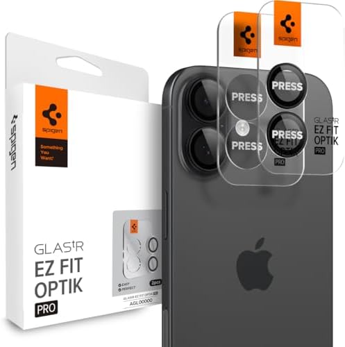 Spigen Camera Lens Protector for iPhone 17/16 Plus/16 - Black