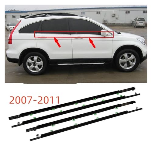 Burlete para ventanas de coche CRV con perfil cromado aislante contra el agua 3